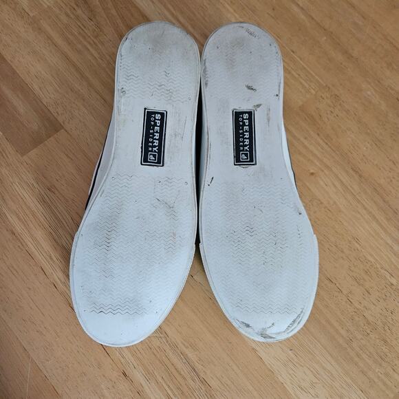 Sperry Top Sider Blue Green Plaid Boat Shoes sz 7.5M - Picture 7 of 8